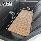 Dog Car Seat Cover, Pet Couch Covers for Car and Sofa, Non-Slip Backseat Pet Bed Mat, Machine Washable, Soft Plush Travel Seat Protector with Portable Storage Bag (Brown,23.6''×59'')