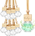 20 Pcs Car Diffuser Bottle Empty Bulk Hanging Car Freshener Bottles Inspirational Air Freshener Refillable Thank You Employee Appreciation Gifts Bulk for Nurse Staff(Thank You)