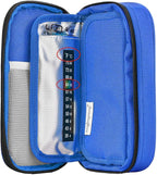 YOUSHARES Insulin Cooler Travel Case - Medication Diabetic Insulated Organizer Portable Cooling Bag for Insulin Pen and Diabetic Supplies with 2 Cooler Ice Pack
