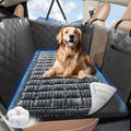Backseat Dog Bed Non-Slip, Dog Bed for Car Back Seat Soft and Comfortable, Back Seat Pet Bed Mat for Travel, Pet Car Blanket for Backseat Extender and Seat Covers Grey (51”X 23.5”)