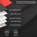 GIANT PANDA Custom Fit Front Toyota Car Seat Cover for Rav4 Camry Highlander Corolla Prius,3D Air Mesh Breathable Seat Protector Summer,Red 2 Pack