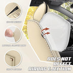 Car Seat Covers Fit for Infiniti g37 2000-2026, Stylish Sport Seat Covers, Waterproof Wear-Resistant Premium Nappa Leather Car Seat Cover.(Full Set/Beige)