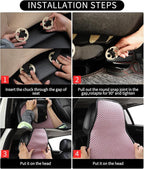 Auto Newer Car Seat Cover, Breathable Mesh, Universal Fit, Car Seat Protector, Pink, 2PCS