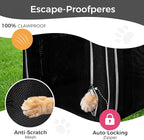 BAGLHER Pet Travel Carrier, Cat Carriers Dog Carrier for Small Medium Cats Dogs Puppies, Airline Approved Small Dog Carrier Soft Sided, Collapsible Puppy Carrier. Black