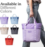 SMIRLY Large Insulated Cooler Bag, Thermal Insulated Grocery Bags, Collapsible Cooler Tote for Travel,Beach or Picnic
