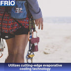 FRIO Cooling Wallet - Insulin Cooler for 45+ Hours of Stress Free On The Go - Burgundy Mini