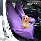 Waterproof Sweating Car Seat Cover for Post Gym Workout, Running, Swimming, Beach and Hiking, Universal Fit Non-Slip Bucket Seat Protector for Cars SUV Trucks, Machine Washable (Purple)