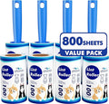 Lint Rollers for Pet Hair Extra Sticky, 800 Sheets Mega Value Set Lint Rollers for Pet Hair Removal, Dog and Cat Lint Remover for Clothes, Furniture, Carpet
