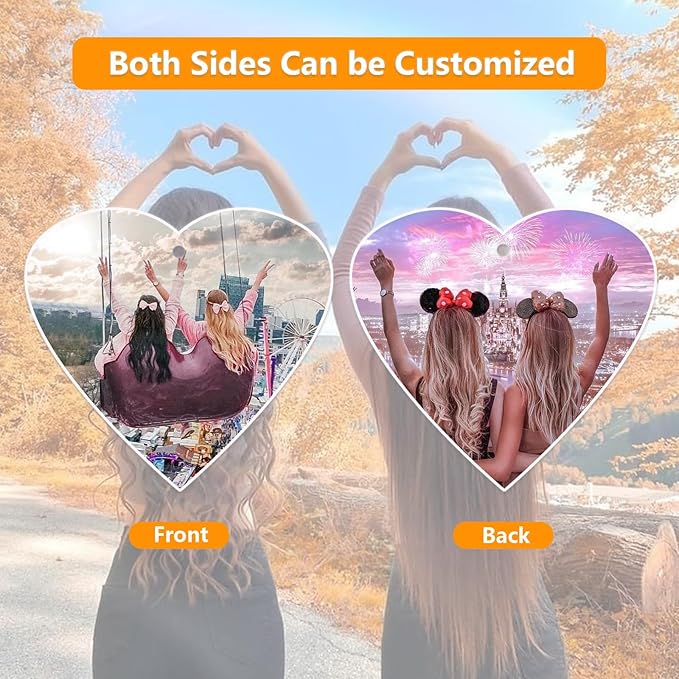 Custom Air Fresheners with Picture - Personalized Double Sided Photo Air Freshener for Car - Customized Face Air Freshener - Custom Birthday Gift, Photo Gift for Men Women