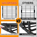 WILDROAD Car Roof Cargo Basket Combo of Upgraded 64"x 39"x 4" Roof Rack Cargo Basket with 21 Cubic ft Waterproof Cargo Bag, Cargo Net, Ratchet Straps and Anti-Rust Sealant