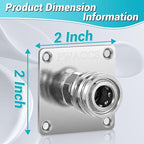 PWACCS Pressure Washer Foam Cannon Holder, 1/4" Quick Connect Automatic Foam Cannon Mount, Stainless Steel Pressure Washer Nozzle Tip Holder, Pressure Washer Accessories Storage Rack