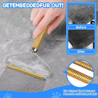 Pet Hair Removal Tool: 6 Pcs Dog Cat Hair Remover - Reusable Pet Hair Remover with Laundry Pet Hair Catcher - Portable Carpet Rake Scraper Fur Removal Tool for Rugs Car Mats Couch Furniture