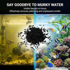 Sukh 310g Acid Free Activated Carbon Pellets - Activated Charcoal Bulk Activated Carbon Aquarium Charcoal Pellets Activated Charcoal Filter Carbon Aquarium Filter for Waterbox Aquariums Pond Fish Tank