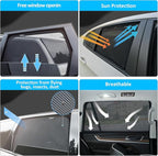 XCBYT Car Window Shade for 2019-2024 Toyota RAV4 Window Covers Side Window Sun Shade Car Window Shade for Baby with Breathable Mesh Insulate Heat and UV for Sleep Camping Breastfeeding