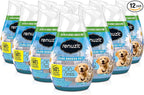 Renuzit Gel Air Freshener, Pure Breeze, 3 Pack, 4 Count, 12 Total Air Fresheners