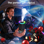 Car Air Freshener, Smart Car Air Freshener, Music-Synced RGB Ambient Lights with Auto On/Off, 150ml, Suitable for Cars, Homes, Offices, Bedrooms (Oceans)