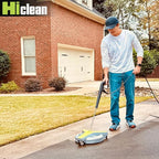 15" Gas Pressure Washer Surface Cleaner with Wheels 3400 PSI Max, Surface Cleaner for Power Washer Attachment for Concrete, Patio, Sidewalk, and Driveways