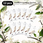 MYARO 12 Packs Vanilla Scented Sachets for Drawer and Closet, Long-Lasting Closet Sachet Bags Drawer Deodorizers Fresh Scents, Home Fragrance for Lover