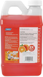Camco TST MAX RV Toilet Treatment 64 oz. - Control Unwanted RV Sewer Odors & Break Down Waste and RV Toilet Paper - Biodegradable Septic Safe Formula - Orange Scent (41172)