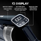 Shark Vertex Pro Cordless Vacuum Cleaner with HEPA Filter, Lightweight, Portable, Removable Handheld, Self Cleaning DuoClean PowerFins, 120-min Runtime, IQ Display, Black/Silver, IZ682H