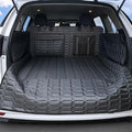 SUV Cargo Liner for Dogs, Waterproof Pet Cargo Cover with Bumper Flap Protector, Scrachproof Non-Slip Dog Seat Mat for SUVs, Large Size Cargo Liner Universal Fit Black