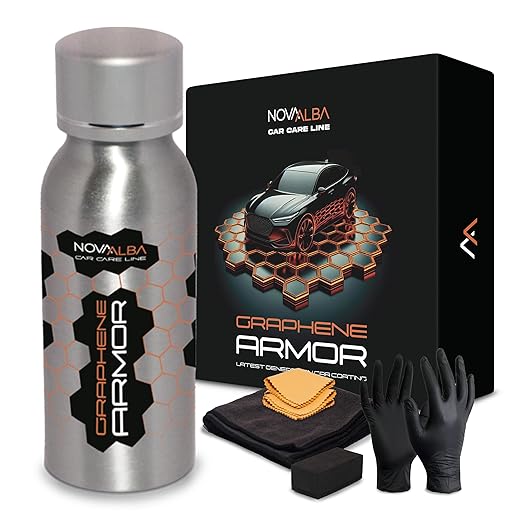 14H Graphene Armor 70ml – Advanced Nano Graphene Ceramic Coating Kit for Cars, 5-Year Protection, Ultra High Gloss, Hydrophobic & Scratch Resistant
