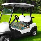 ENYORSE Golf Cart Seat Covers - Ethnic Style Golf Cart Towel Blanket for 2/4 Seater, Soft & Breathable Microfiber, Keeps Seats Cool & Comfortable, 51”x31”, Fits EZGO/Yamaha/Club Car