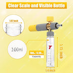 Tool Daily Foam Cannon, Small Foam Cannon for Pressure Washer, 5 Power Washer Nozzle Tips, 1/4 Inch Quick Connect
