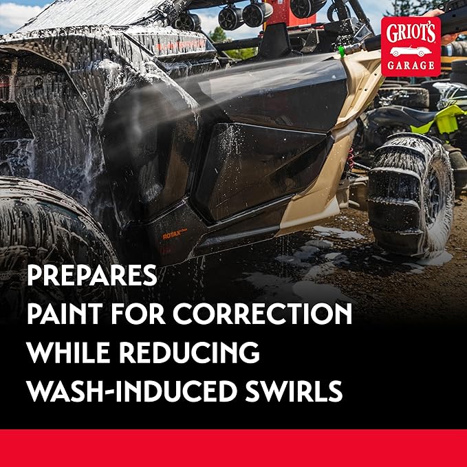 Griot's Garage BOSS Foaming Surface Prep For Foam Cannon, Car Wash Soap Shampoo for Cleaning Motorcycles, RVs, Trucks and More, One Gallon