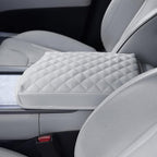KMMOTORS Center Console Cover for Palisade(2019-2025), Thick Armrest Cushion, Console Protector, Palisade Accessories, Funda de consola Palisade (Palisade, Light Gray)