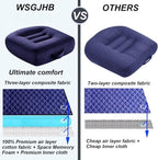 Seat Cushions for Office Chairs, Desk Chair Cushion for Long Sitting, Office Chair Pad Sitting Seat Pillow for Office Chair, Trucks,Car, Home,Wheelchair, Angle Lift Seat Cushion