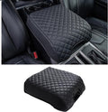 JDMCAR Center Console Cushion Compatible with 2015-2020 Ford F150 / 2017-2022 F250 F350 F450 and 2018-2024 Expedition Accessories, Customized PU Leather Armrest Cover Protector (Bucket Seat Only)