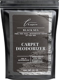Lapew Black Sea Carpet Deodorizer Powder - Pet Safe Freshener for Vacuuming | Scented Odor Eliminator for Home | 36 oz