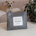 Moso Natural Air Purifying Bag 600g, Premium Bamboo Charcoal Odor Absorber, Room Deodorizer for Large Spaces, Bedroom, Kitchen, Basement, Pet Odor Eliminator for Home, 21oz Charcoal Bags
