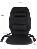 FOMI Premium Gel Cushion and Firm Back Support | Seat Cushion Pad and Upper Lower Thoracic and Lumbar Pillow for Car, Office Chair | Pressure Sore, Coccyx Pain Relief | Posture Aid (Grid Gel)