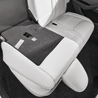 Leather Seat Cover for Tesla Juniper 2025 2026 Waterproof Seat Cover for Tesla Model Y (White-25 26)