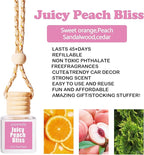 Christmas Decorations Indoor Air Freshener Hanging, Essential Oil Diffuser for Car, Hanging Car Air Freshener, Long Lasting Automobile Aromatherapy Diffuser Bottle