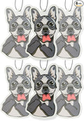 Fresh Fresheners Cute and Funny Dog Car Air Fresheners 6 Pack Scented With Premium Oils By Fresh Fresheners (F Frenchie, 6 Pack)