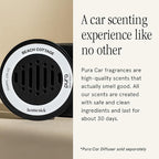 Pura and Homesick - Car Scent Refill for Pura Car Diffusers - Premium Fragrance for Smart Diffuser - Long Lasting, up to 30 Days of Scent - Beach Cottage
