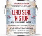 Lead Seal 'n Stop Lead Encapsulant Coating, Stops and Encapsulates Interior and Exterior Lead Based Paints, Long Term Protection for Your Entire Family, 1 Gallon