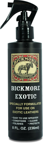 Bickmore Exotic 8oz - Specially Formulated Leather Spray Used to Clean Condition Polish and Protect Exotic Leathers & Reptile Skins