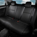 AOMSAZTO Custom Fit Seat Covers for Honda Civic Seat Covers Sedan Sport 2022 2023 2024&LX 2022-2026 Car Seat Covers Full Set Faux Leather Black