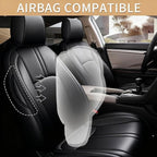 AOMSAZTO Custom Fit Seat Covers for Honda Civic Sedan EX-L,EX-T 2016-2021 Premium Comfort Faux Leather Car Seat Covers Black