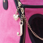 Juicy Couture Give Me Treats Pet Carrier - Stylish Hot Pink Travel Bag for Small Dogs and Cats