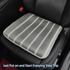 AEROiVi Office Chair Cushion,17.7" L × 17.7" W × 1.2" H, Non-Slip Car Seat Cushion with 3D Air mesh Pad Wash Breathable for Long Sitting for Relief and Comfort Square