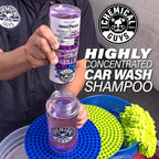 Chemical Guys Extreme Bodywash & Wax Foaming Car Wash Soap, (Works with Foam Cannons/Guns or Bucket Washes) For Trucks, Motorcycles, RVs & More, 32 fl oz, Grape Scent