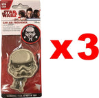 Star Wars Stormtrooper Car Accessories - Stormtrooper Air Freshener Wiggler (3 Pack, Vanilla)