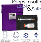 FRIO Cooling Wallet - Insulin Cooler for 45+ Hours of Stress Free On The Go - Purple Mini