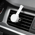 100pcs Air Outlet Clip Vent Clips, Automatic Air Freshener Car Air Conditioner Clips for Home Air Vent Clips Sublimation Air Fresheners Blanks (White)