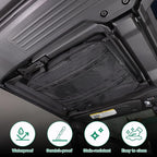 Car Sunroof Organizer Bag Compatible with 2024 2025 Hummer EV Hardtop Roof Panel Storage Bag Waterproof Foldable Multi-Function Car Rooftop Carrier Sunroof Storage Bags (Front Left Side)